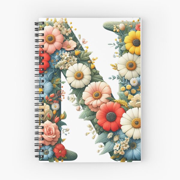 Item preview, Letter “N” containing flowers designed and sold by yeekazar.