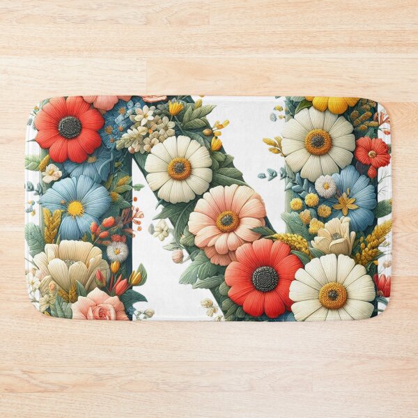 Item preview, Letter “N” containing flowers designed and sold by yeekazar.