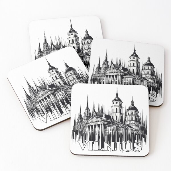 Item preview, Vilnius capital Lithuania Baltics gift designed and sold by Pineapple-Tree.
