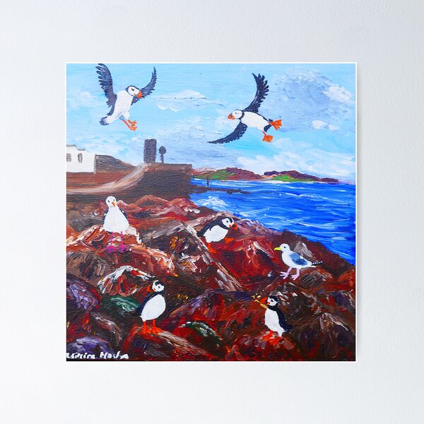Item preview, Puffin Beach designed and sold by Casimirasart.