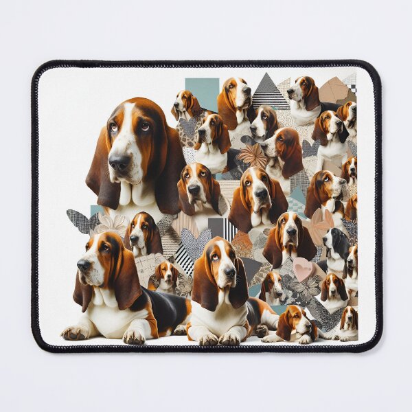 Item preview, Basset Hound Collage Artistry: Beyond Boundaries designed and sold by PawspectCreate.