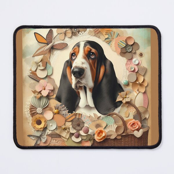 Item preview, Basset Hound Painting: Brushstrokes of Affection designed and sold by PawspectCreate.