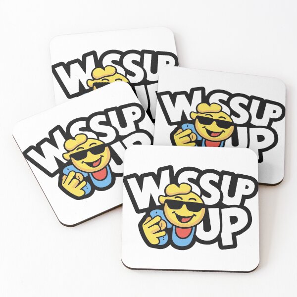 Item preview, Wassup Sticker funny designed and sold by HelloWoord.
