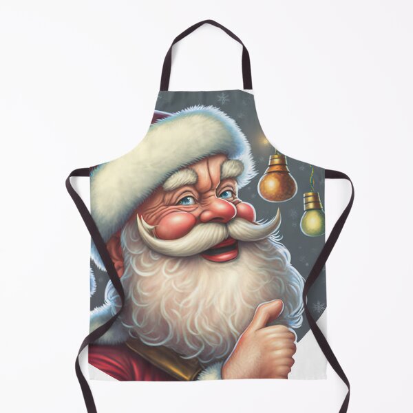 Item preview, Unveiling the Joy of the Season with Santa's Twinkling Smile designed and sold by jgvisualarts.