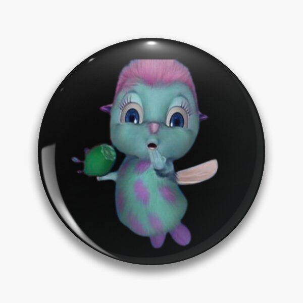 Item preview, Bibble (Fairytopia) Blue and Pink Cartoon Character - Printed Product Image designed and sold by Gatsbird Design.
