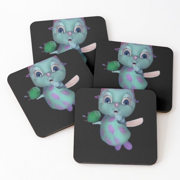 Item preview, Bibble (Fairytopia) Blue and Pink Cartoon Character - Printed Product Image designed and sold by Gatsbird Design.