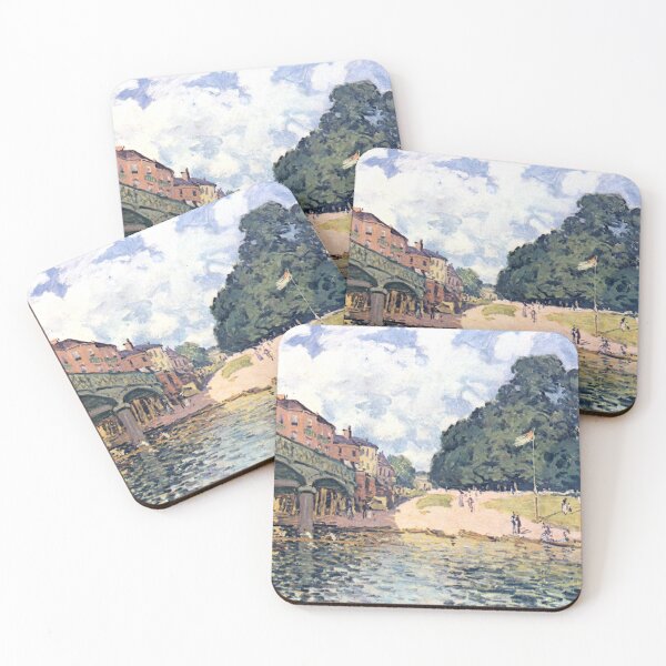 Item preview, Alfred Sisley Hampton Court Bridge  designed and sold by OldTimeArt.