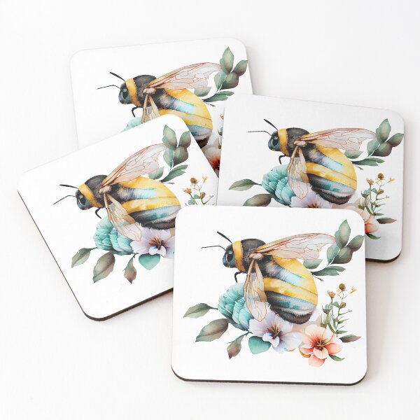 Item preview, Floral Bee designed and sold by ColourCove .