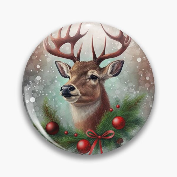 Item preview, Majestic Holiday Spirit: A Deer Friend Wishes You Merry! designed and sold by jgvisualarts.