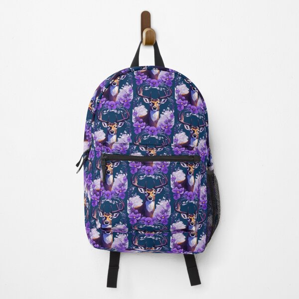 Item preview, Illinois Deer and Violet Violas Cut Out designed and sold by taiche.
