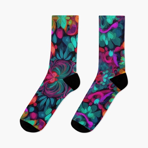 Item preview, Floral Fiesta An Exuberant Dance of Botanical Hues designed and sold by ArtComixHaven.
