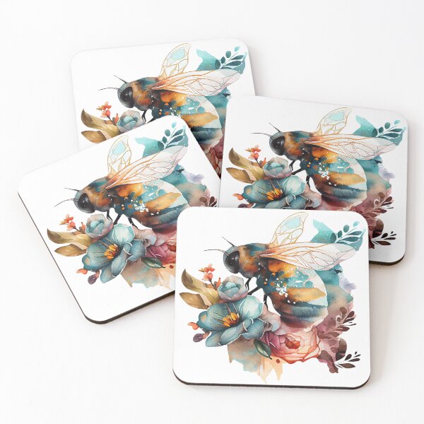 Item preview, Floral Bee designed and sold by ColourCove .