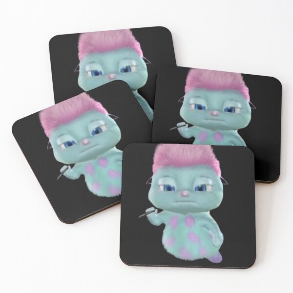 Item preview, Bibble (Fairytopia) Blue and Pink Cartoon Character | Fun Image for Products designed and sold by Gatsbird Design.