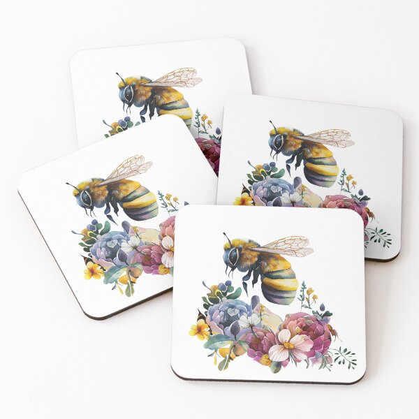 Item preview, Floral Bee designed and sold by ColourCove .