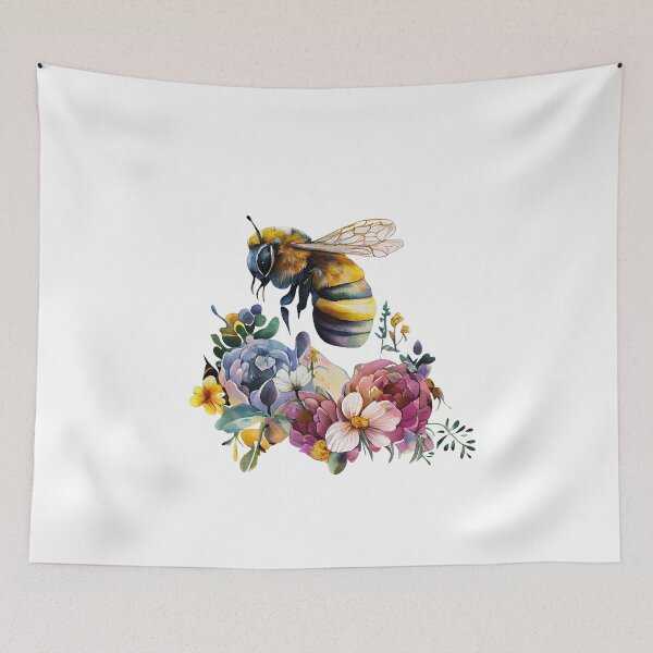 Item preview, Floral Bee designed and sold by ColourCove .