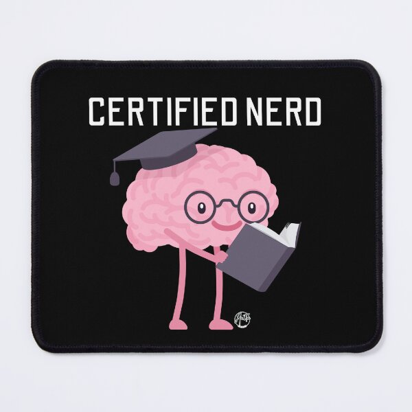 Item preview, Certified Nerd designed and sold by Anita Ohulo.