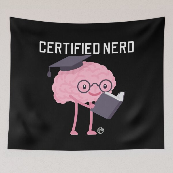 Item preview, Certified Nerd designed and sold by Anita Ohulo.
