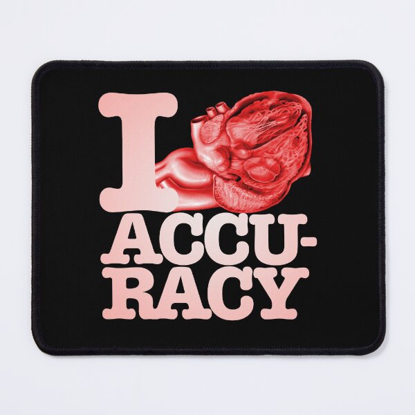 Item preview, I heart accuracy. v.1 designed and sold by x1brett.