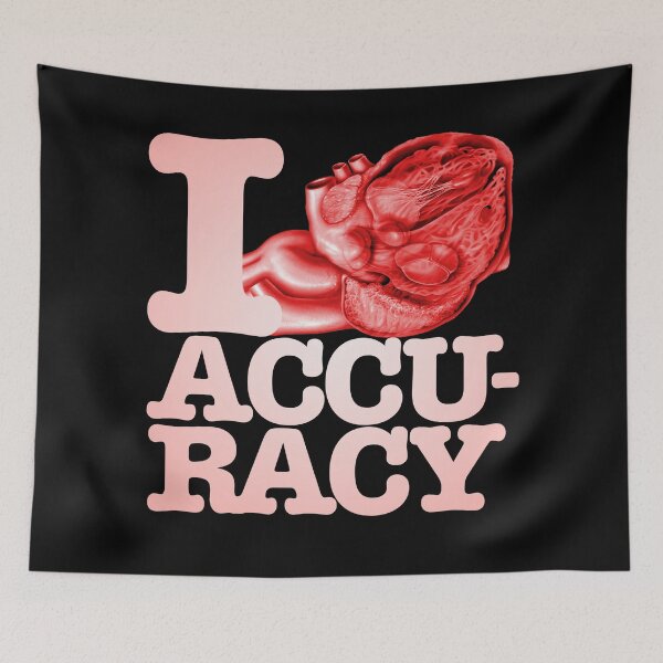 Item preview, I heart accuracy. v.1 designed and sold by x1brett.