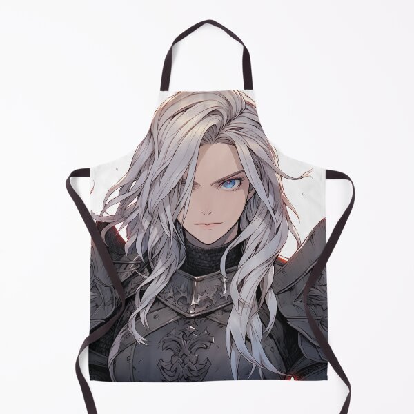 Item preview, Regal Silver Knight Anime Girl designed and sold by bubblegoth.