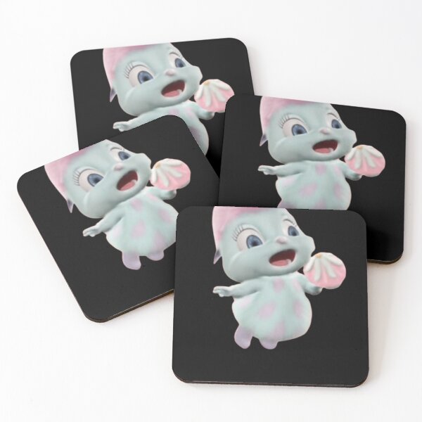 Item preview, Bibble (Fairytopia) Blue and Pink Cartoon Character Print designed and sold by Gatsbird Design.