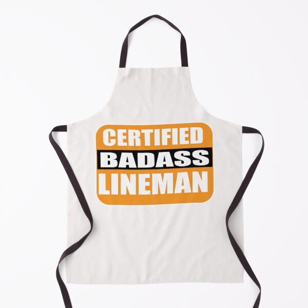 Item preview, Certified Badass Lineman Art Stickers for Lineman designed and sold by Science Engineering Gifts.