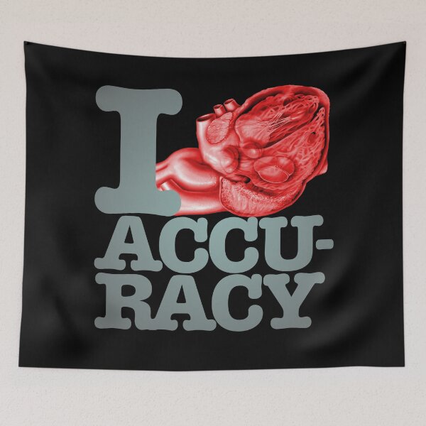Item preview, I heart accuracy. v.2 designed and sold by x1brett.