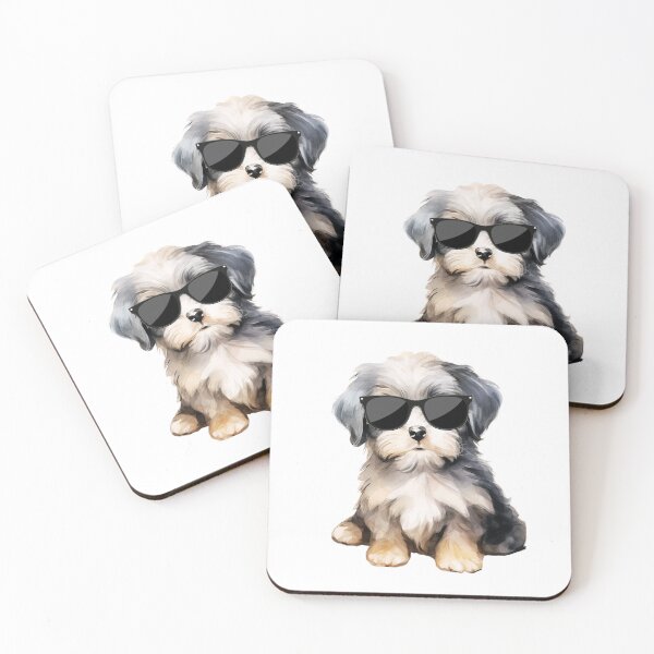 Item preview, Havanese Puppy Wearing Sunglasses designed and sold by TheAnimalZ00.