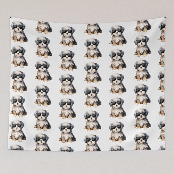 Item preview, Havanese Puppy Wearing Sunglasses designed and sold by TheAnimalZ00.