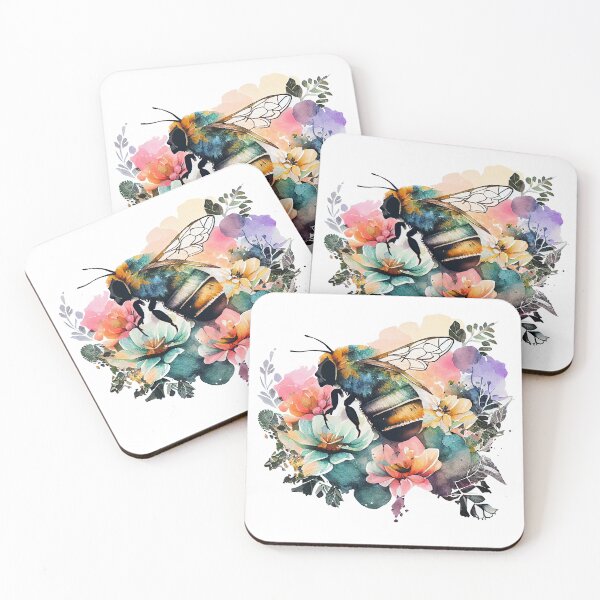Item preview, Floral Bee designed and sold by ColourCove .
