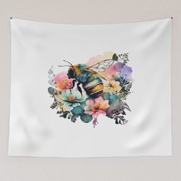 Item preview, Floral Bee designed and sold by ColourCove .