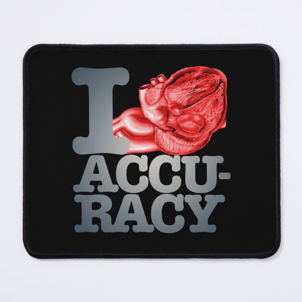 Item preview, I heart accuracy. v.3 designed and sold by x1brett.