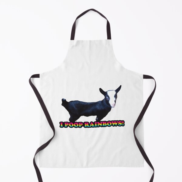 Item preview, I Poop Rainbows Cute Baby Goat And Rainbow Text designed and sold by TheRainFamily.