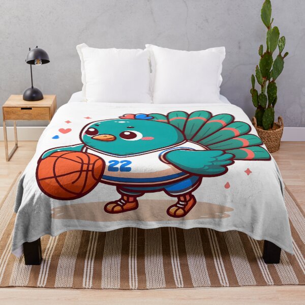 Item preview, Kawaii Peacock With A Basketball Jersey Playing Basketball designed and sold by CanvasCutie.