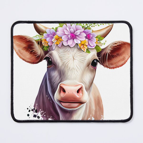 Item preview, Floral Cow designed and sold by ColourCove .