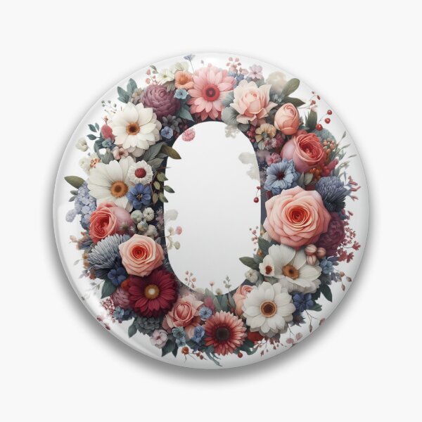 Item preview, Letter “O” containing flowers designed and sold by yeekazar.