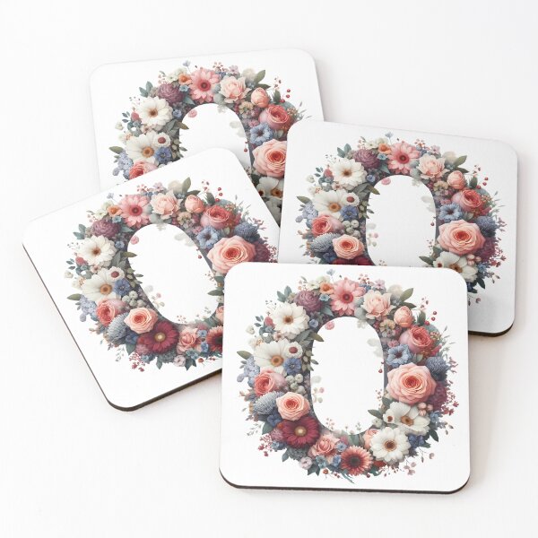 Item preview, Letter “O” containing flowers designed and sold by yeekazar.