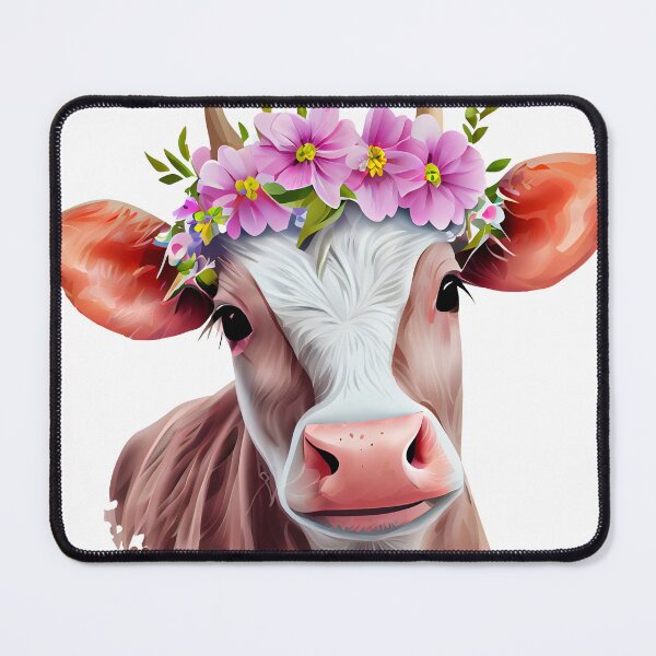 Item preview, Floral Cow designed and sold by ColourCove .