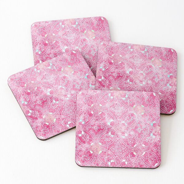 Item preview, Shippo Japanese Katagami Pink designed and sold by recoverytree.
