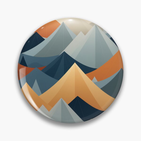 Item preview, Color Mountains Pattern  designed and sold by NicolasGlowArt.