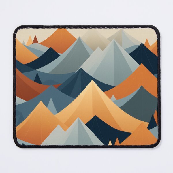 Item preview, Color Mountains Pattern  designed and sold by NicolasGlowArt.