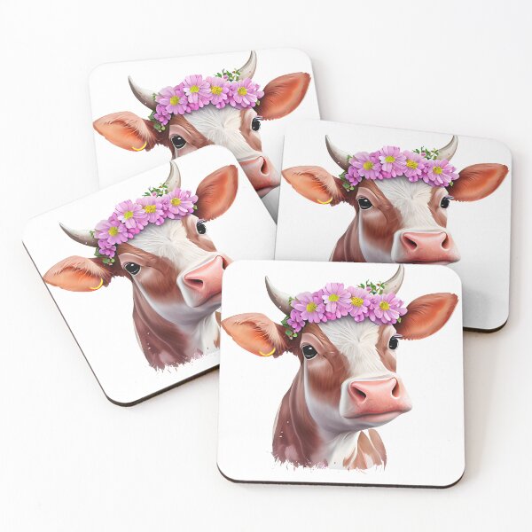 Item preview, Floral Cow designed and sold by ColourCove .