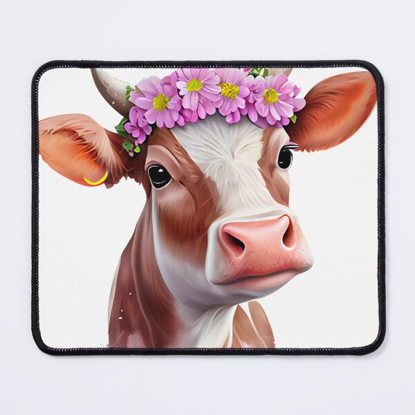 Item preview, Floral Cow designed and sold by ColourCove .