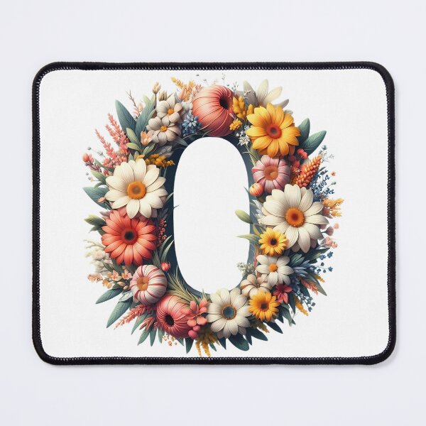 Item preview, Letter “O” containing flowers designed and sold by yeekazar.