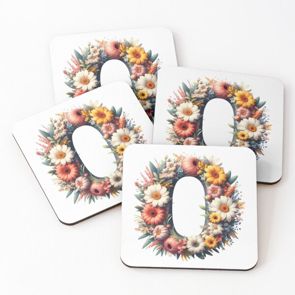 Item preview, Letter “O” containing flowers designed and sold by yeekazar.
