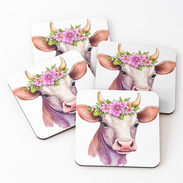 Item preview,  Floral Cow designed and sold by ColourCove .