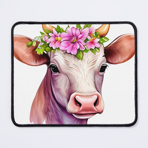 Item preview, Floral Cow designed and sold by ColourCove .