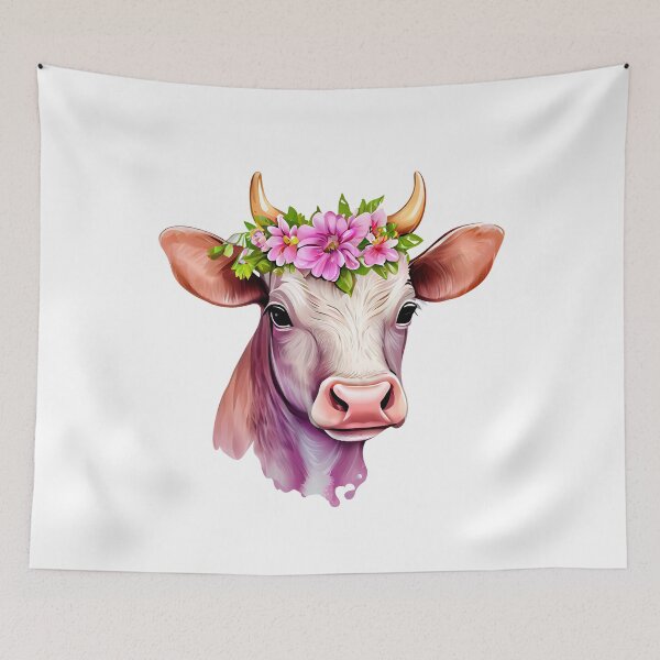 Item preview,  Floral Cow designed and sold by ColourCove .