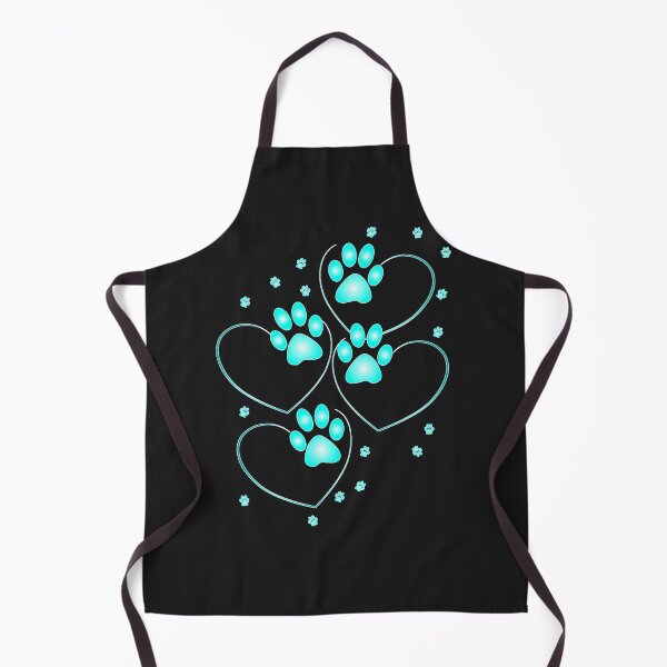 Item preview, Urquoise Hearts With Paws Of A Dog Or Cat   designed and sold by oHdK4cIMeYqy.