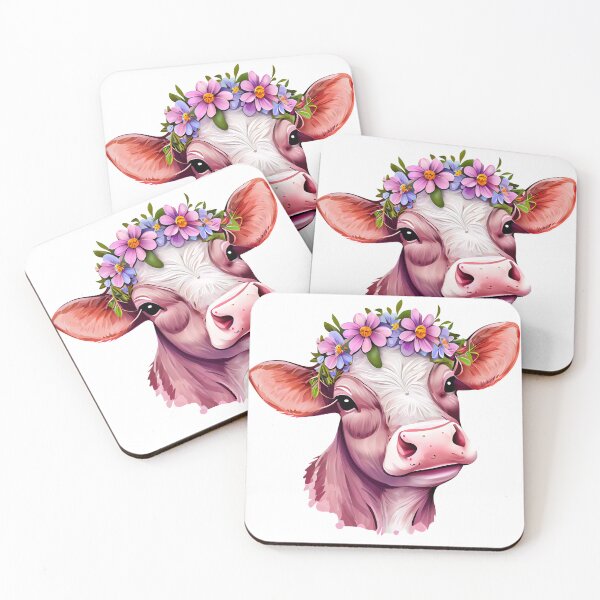 Item preview, Floral Cow designed and sold by ColourCove .